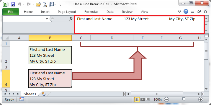 Excel 2008 for mac how do i go to new line within cell in excel