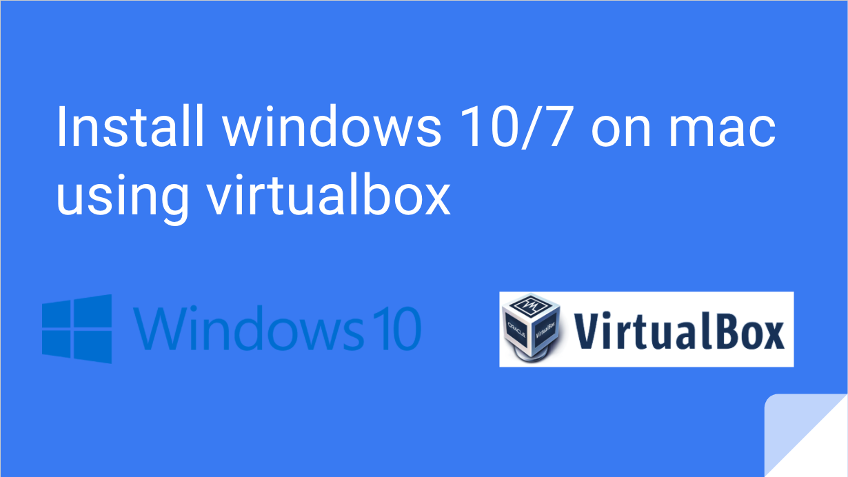 What mac os to use for virtualbox on windows 7 free